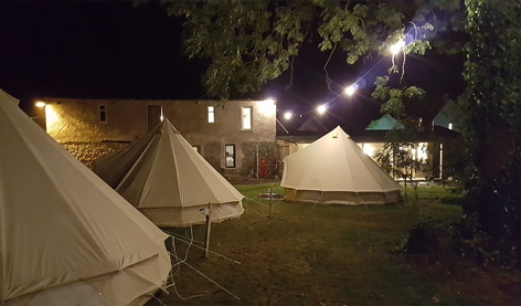  Tents at Night